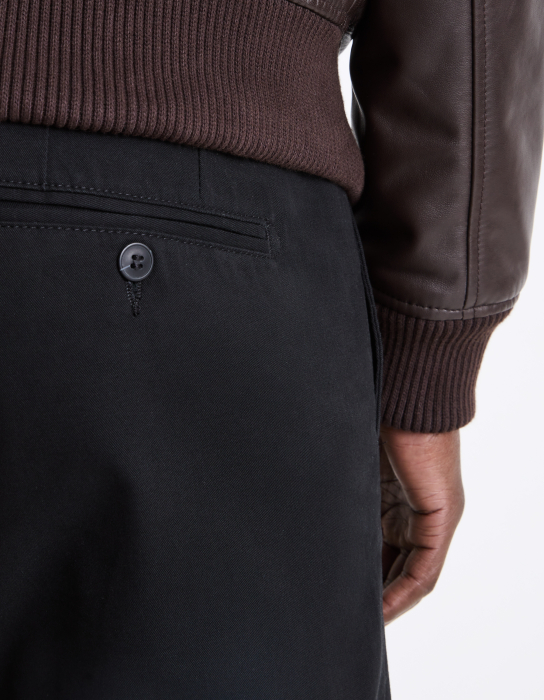 Celio Мужские Брюки Чёрные Straight [5]