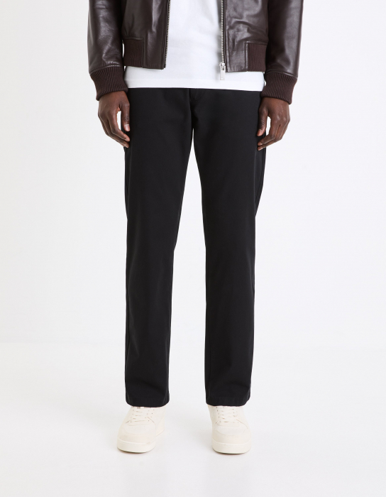 Celio Мужские Брюки Чёрные Straight [3]