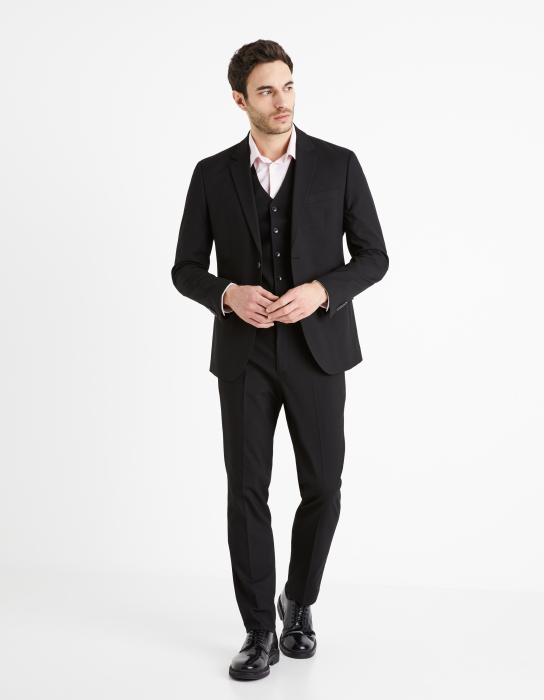 Celio Мужские Брюки Чёрные Slim [3]