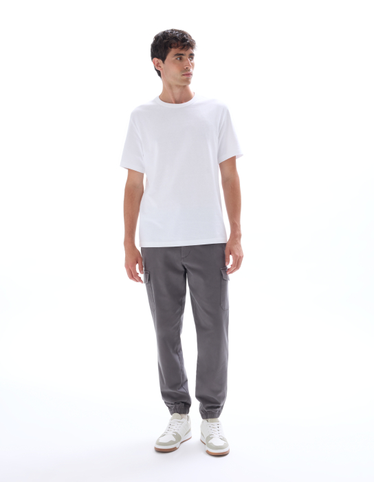 Celio Pantaloni Gri Inchis Straight Barbati [1]