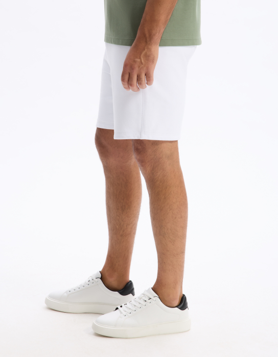 Celio Pantaloni Scurti Albi Regular Barbati [4]