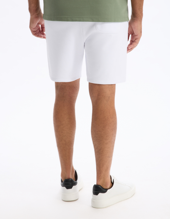 Celio Pantaloni Scurti Albi Regular Barbati [3]