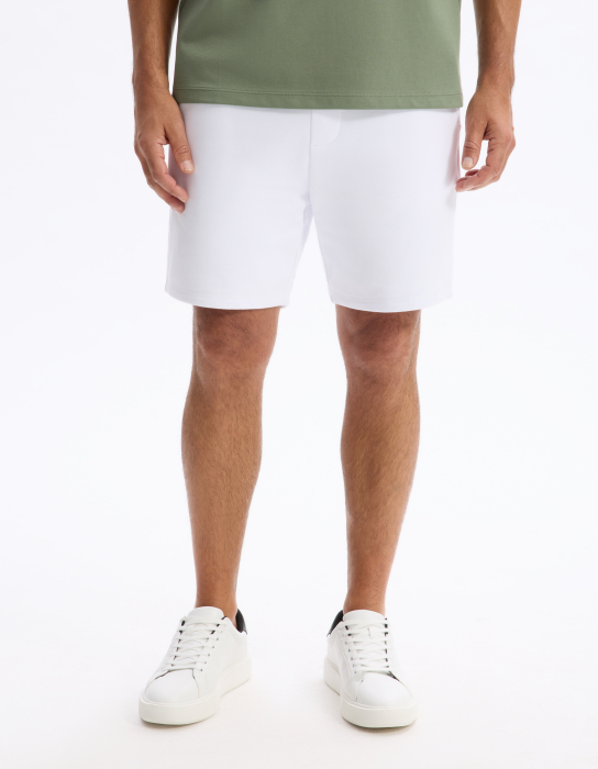 Celio Pantaloni Scurti Albi Regular Barbati [2]