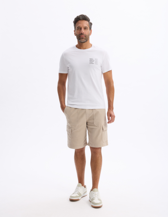 Celio Pantaloni Scurti Bej  Barbati [1]
