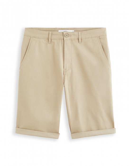 Celio Мужские Шорты Бежевые Chino Shorts [6]