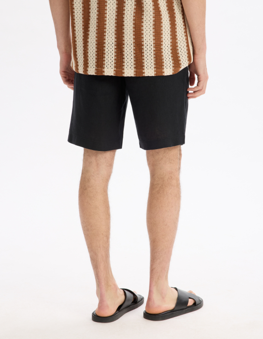Celio Pantaloni Scurti Negri Regular Barbati [4]