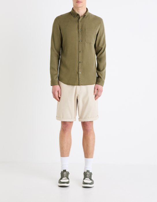 Celio Мужские Шорты Кремовые Chino Shorts [1]