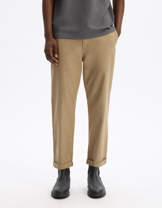Celio Мужские Брюки Бежевые  [2]