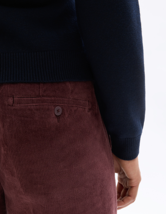 Celio Pantaloni Rosii-Visiniii Straight Barbati [5]