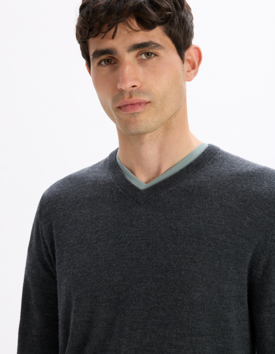 Celio Мужской Свитер Антрацит Straight [4]
