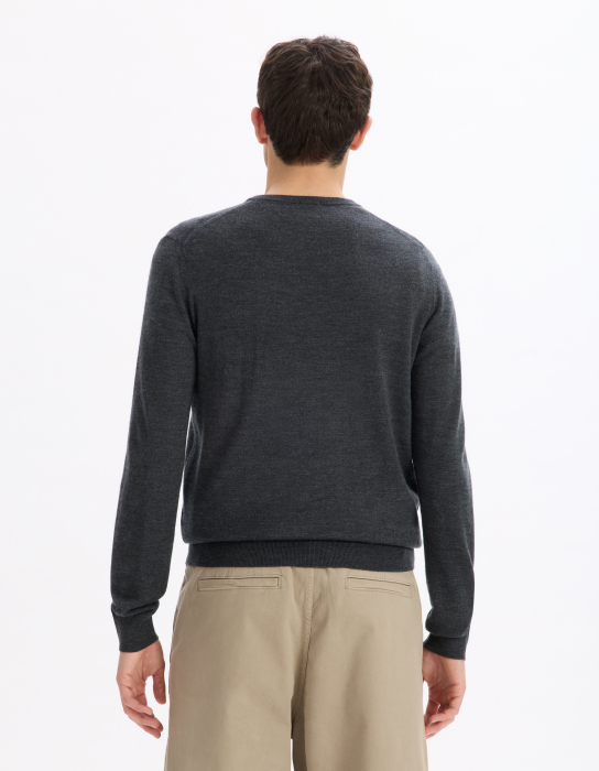 Celio Мужской Свитер Антрацит Straight [3]