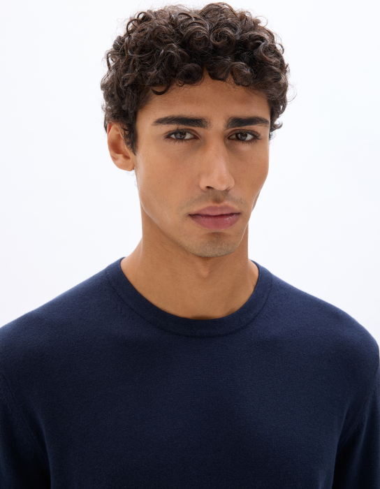 Celio Pulover Navy Slim Barbati [4]