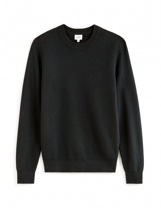 Celio Мужской Свитер Чёрный Slim [4]
