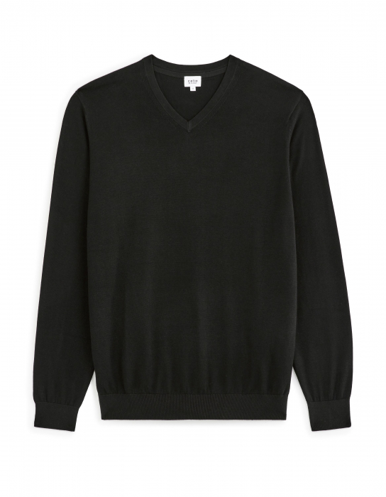 Celio Мужской Свитер Чёрный Regular [4]