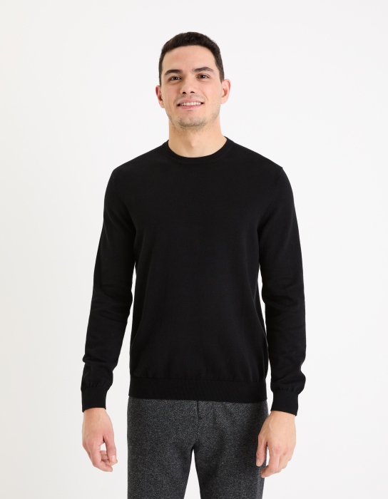 Celio Мужской Свитер Чёрный Regular [3]