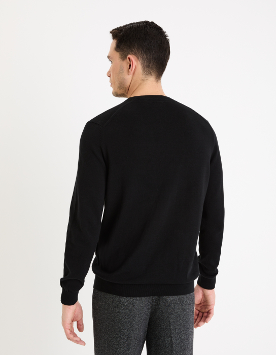 Celio Мужской Свитер Чёрный Regular [2]