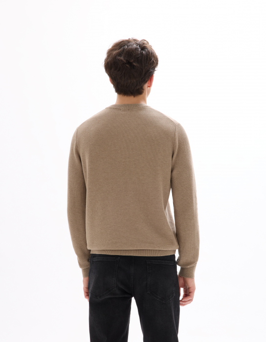 Celio Мужской Свитер Бежевый [3]