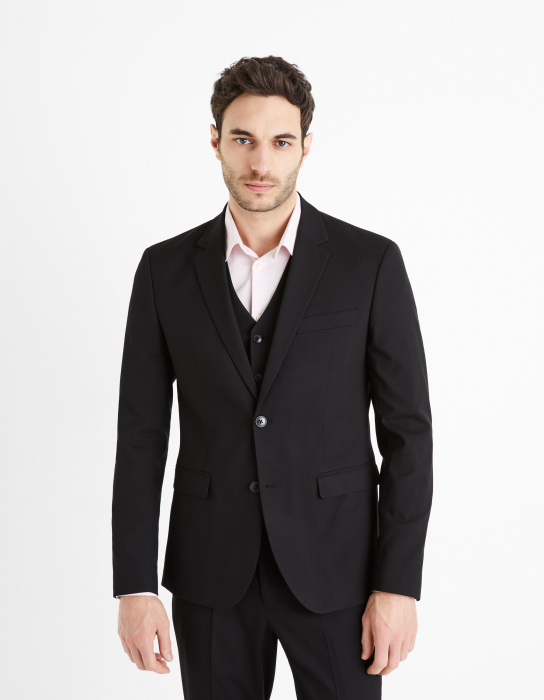 Celio Sacou Negru Slim Barbati [3]