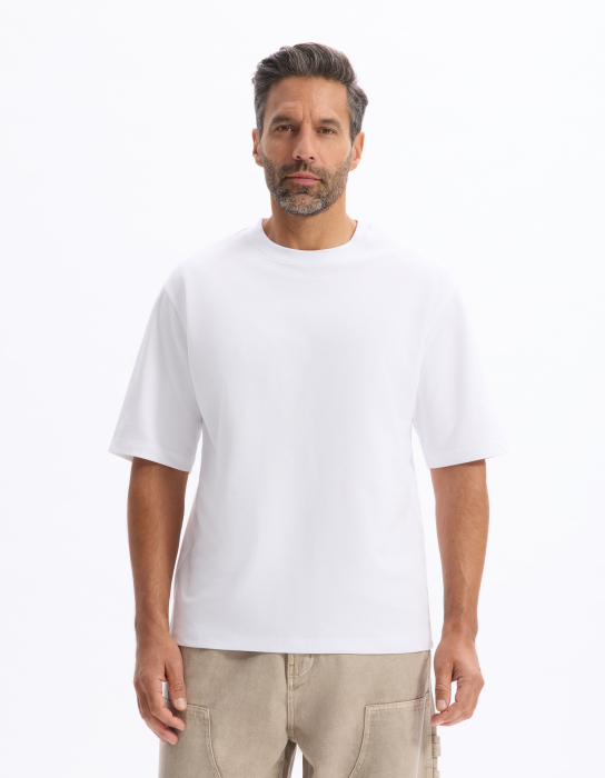 Celio Tricou Alb  Barbati [3]