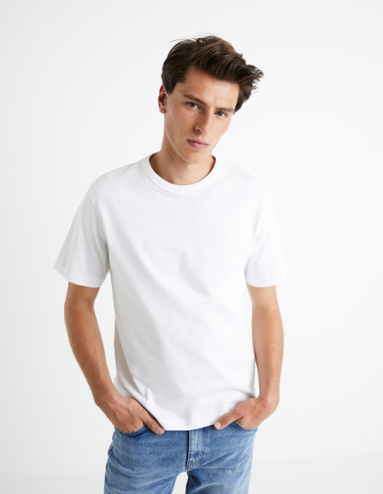 Celio Мужская Футболка Белая Boxy [3]
