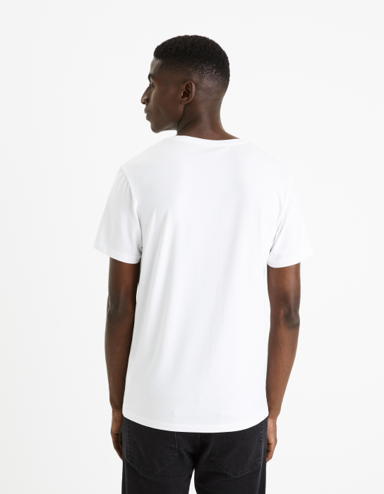 Celio Мужская Футболка Белая Slim [2]