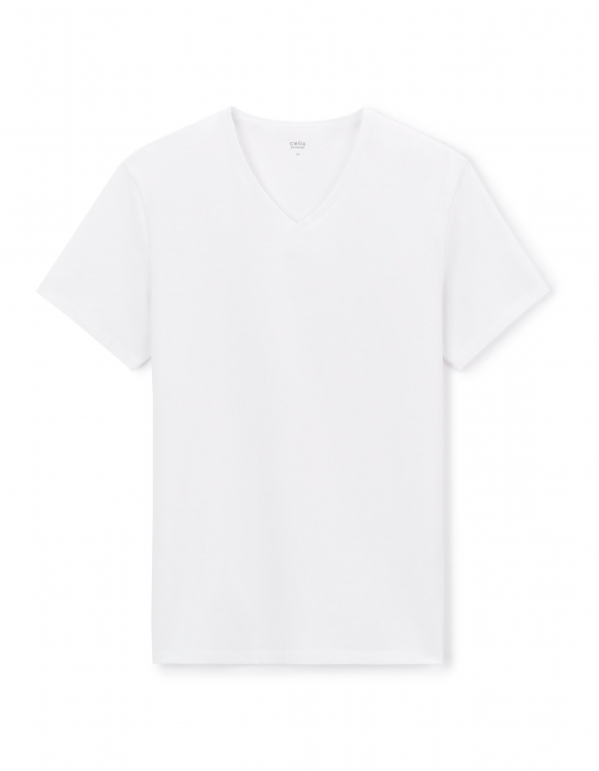 Celio Мужская Футболка Белая Slim [4]