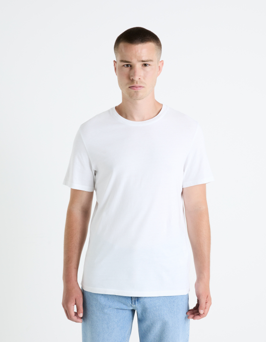 Celio Мужская Футболка Белая Straight [3]
