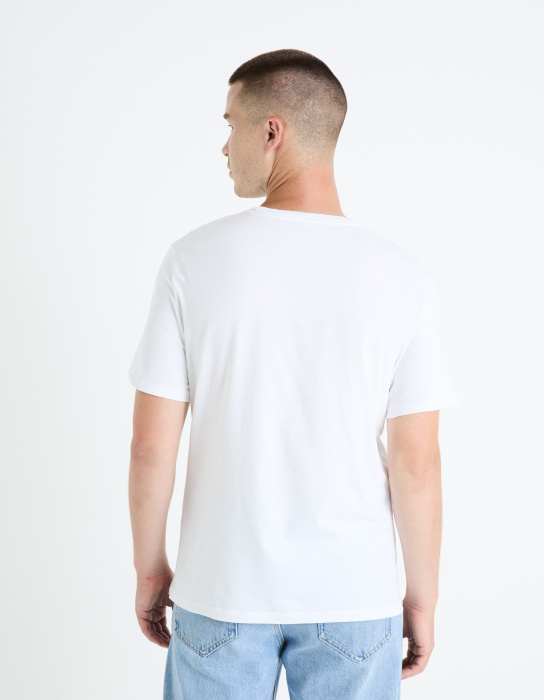 Celio Мужская Футболка Белая Straight [2]