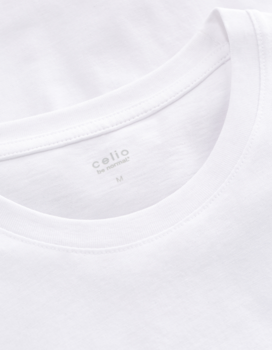 Celio Мужская Футболка Белая Straight [5]