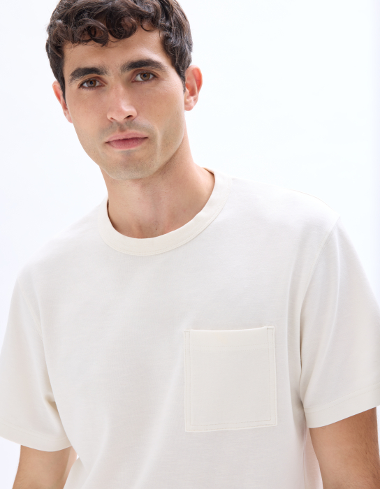 Celio Футболка Ecru  [4]