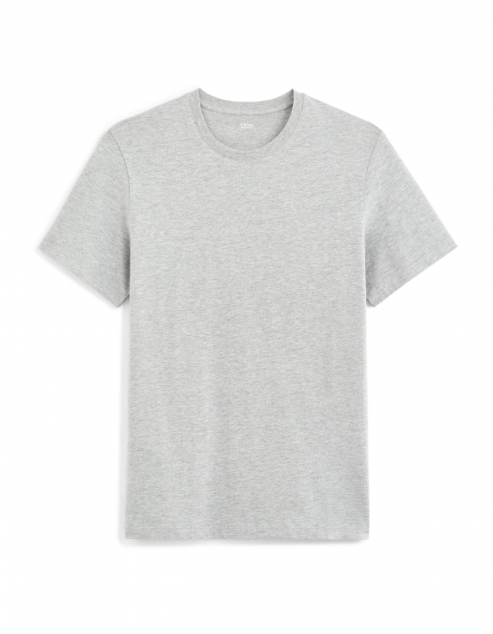 Celio Tricou Gri Deschis Straight Barbati [4]