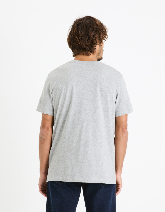 Celio Tricou Gri Deschis Straight Barbati [2]
