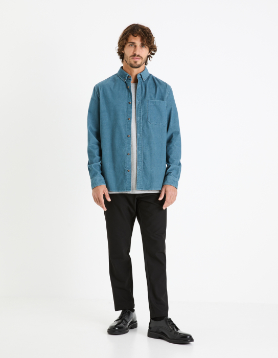 Celio Tricou Gri Deschis Straight Barbati [3]