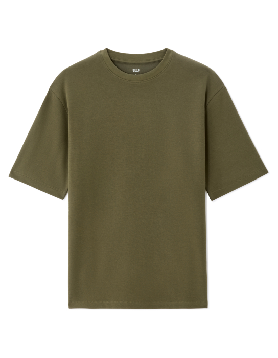 Celio Футболка Haki  [5]