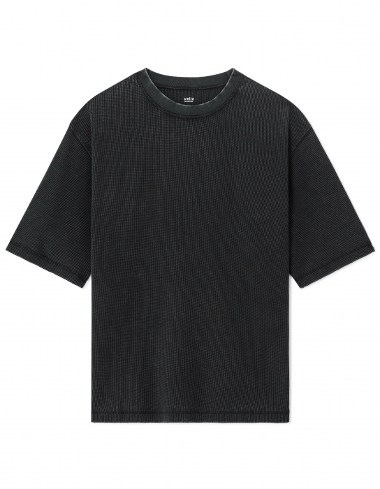 Celio Tricou Gri Inchis  Barbati [5]