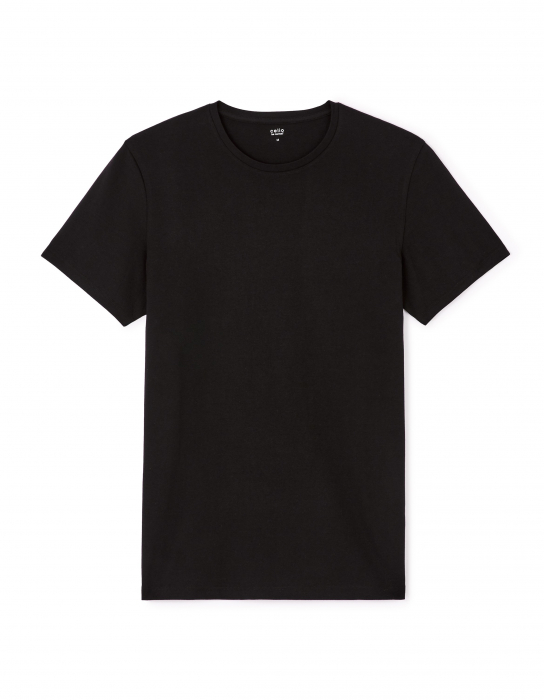 Celio Мужская Футболка Чёрная Slim [4]