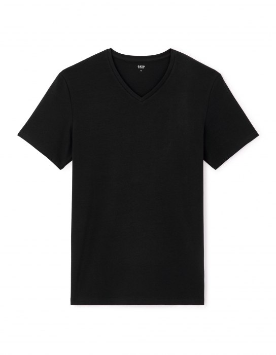Celio Мужская Футболка Чёрная Slim [4]