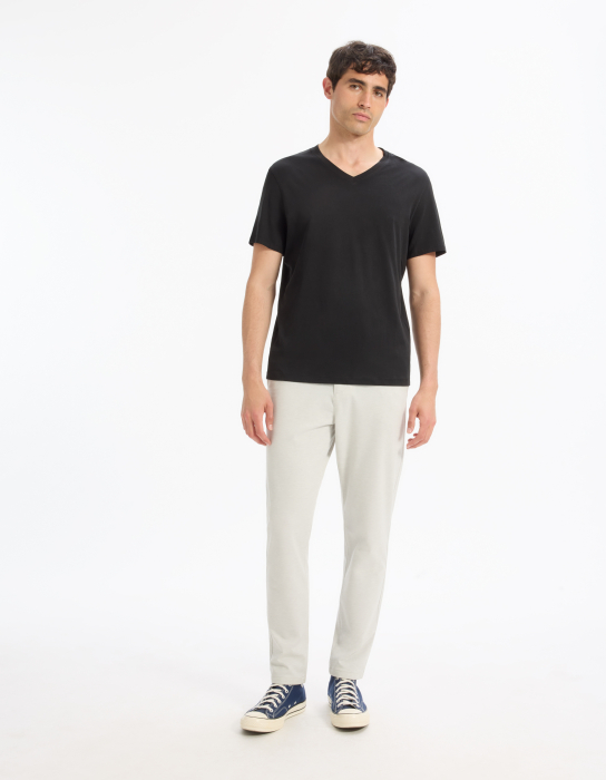 Celio Tricou Negru Straight Barbati [2]