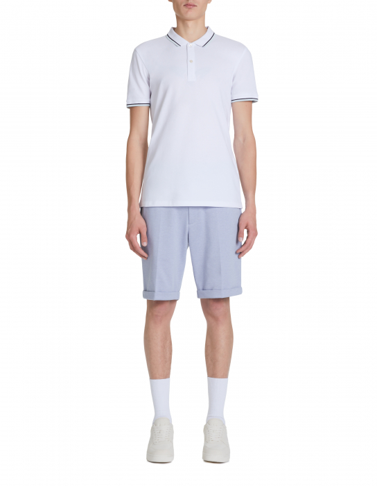 Celio Tricou Polo Alb Slim Barbati [1]