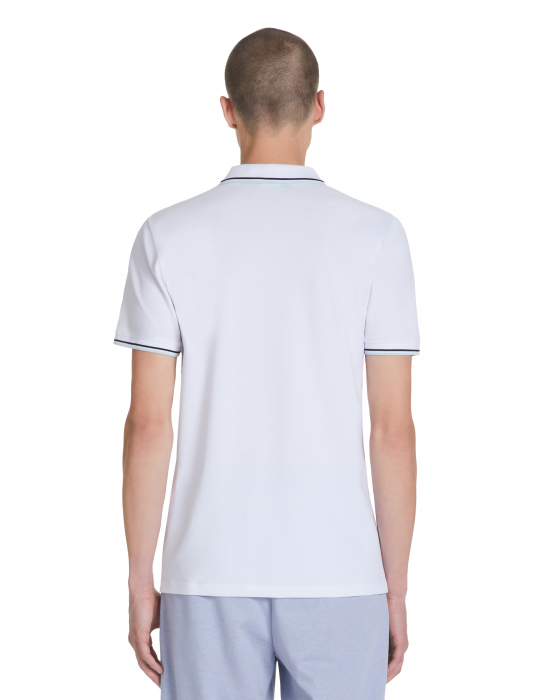 Celio Tricou Polo Alb Slim Barbati [2]