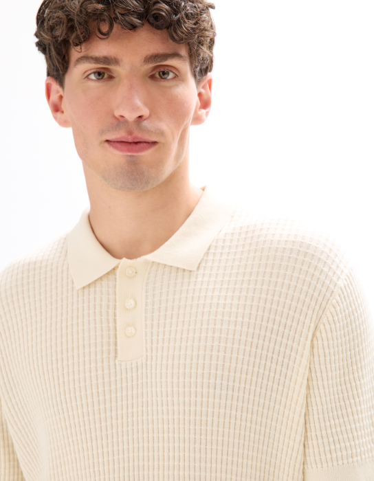 Celio Tricou Polo Bej  Barbati [4]