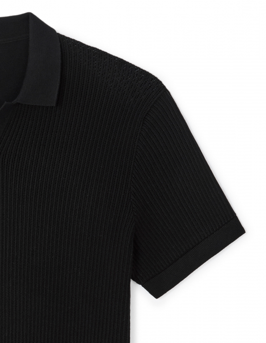 Celio Tricou Polo Ciot Negru  Barbati [6]