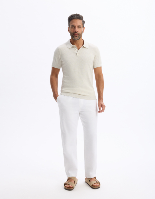 Celio Tricou Polo Crem  Barbati [1]