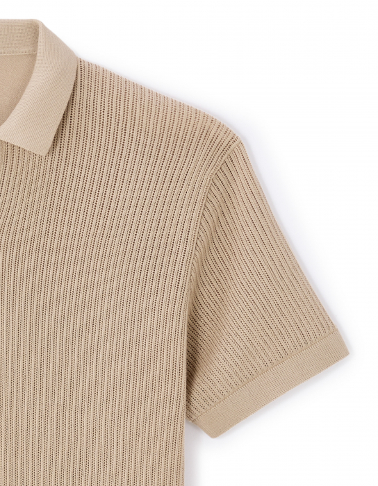 Celio Tricou Polo Nisip  Barbati [6]