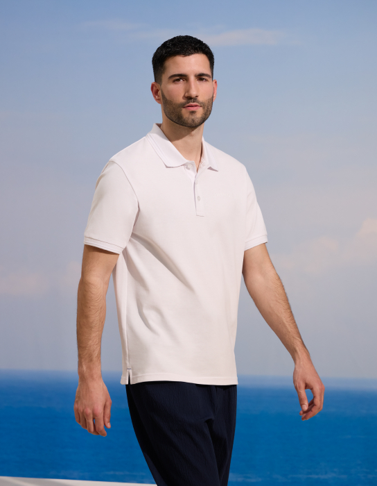 Celio Футболка-Поло Optical White  [1]