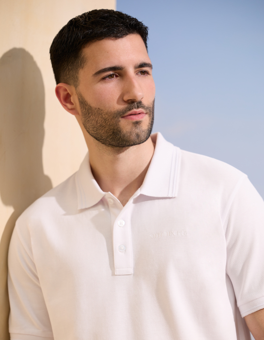 Celio Футболка-Поло Optical White  [2]