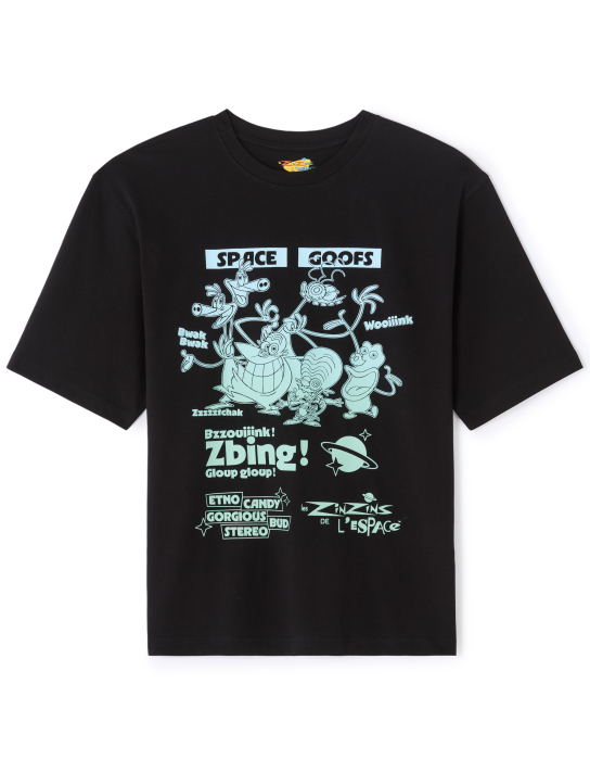 Celio Tricou Tricou Negru  Barbati [4]