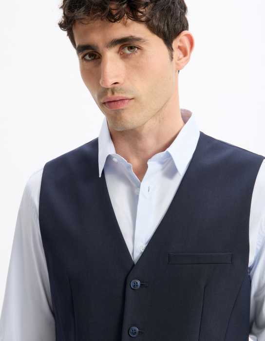 Celio Vesta Albastra Slim Barbati [3]