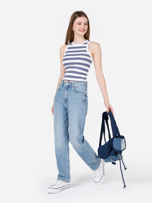 COLIN'S Blugi Albastri Deschisi 884 LAUREN Straight Femei [3]