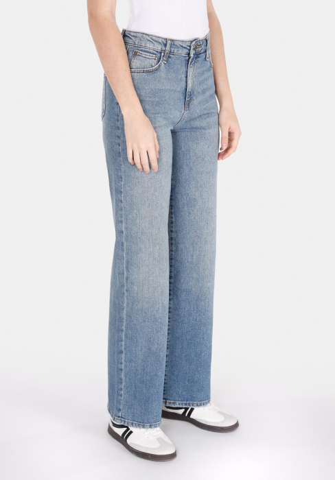 COLIN'S Blugi Albastri 970 BERRY Wide Leg Femei [4]